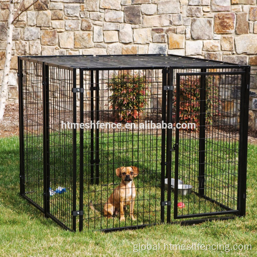 Pet Cages Carriers Outdoor Large Metal Welded Dog Kennel Cage Supplier